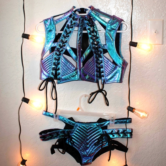 iHeartRaves Tops - Club exx Rave/costume outfit